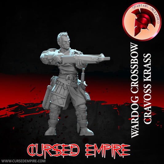 RPG/Tabletop Gaming Miniature - War Dog Crossbow Cravoss Krass - Unpainted