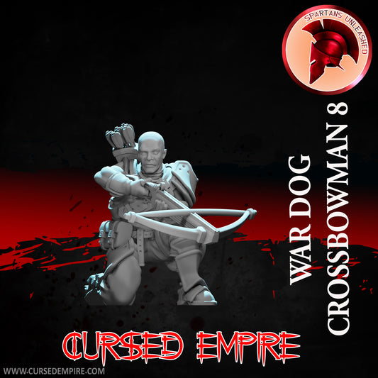 RPG/Tabletop Gaming Miniature - War Dog Crossbowman 8 - Unpainted