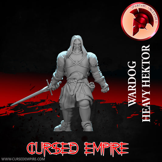 RPG/Tabletop Gaming Miniature - War Dog Heavy Hektor - Unpainted