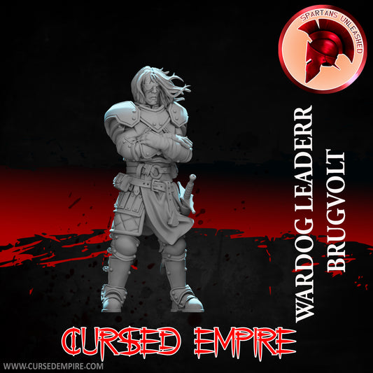 RPG/Tabletop Gaming Miniature - War Dog Leader Brugvolt - Unpainted