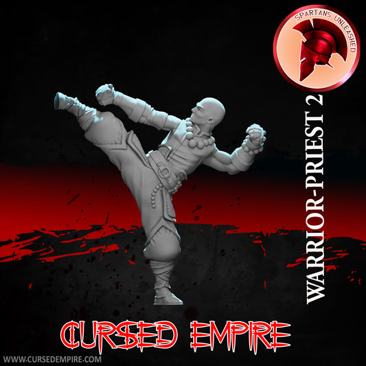 RPG/Tabletop Gaming Miniature - Warrior Priest 2 - Unpainted