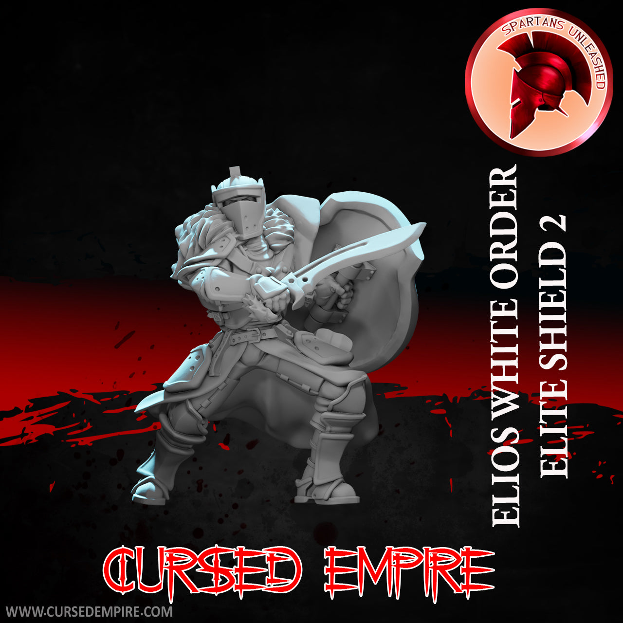 White Order Elite Shields Set 1 - Miniatures - Set of 9