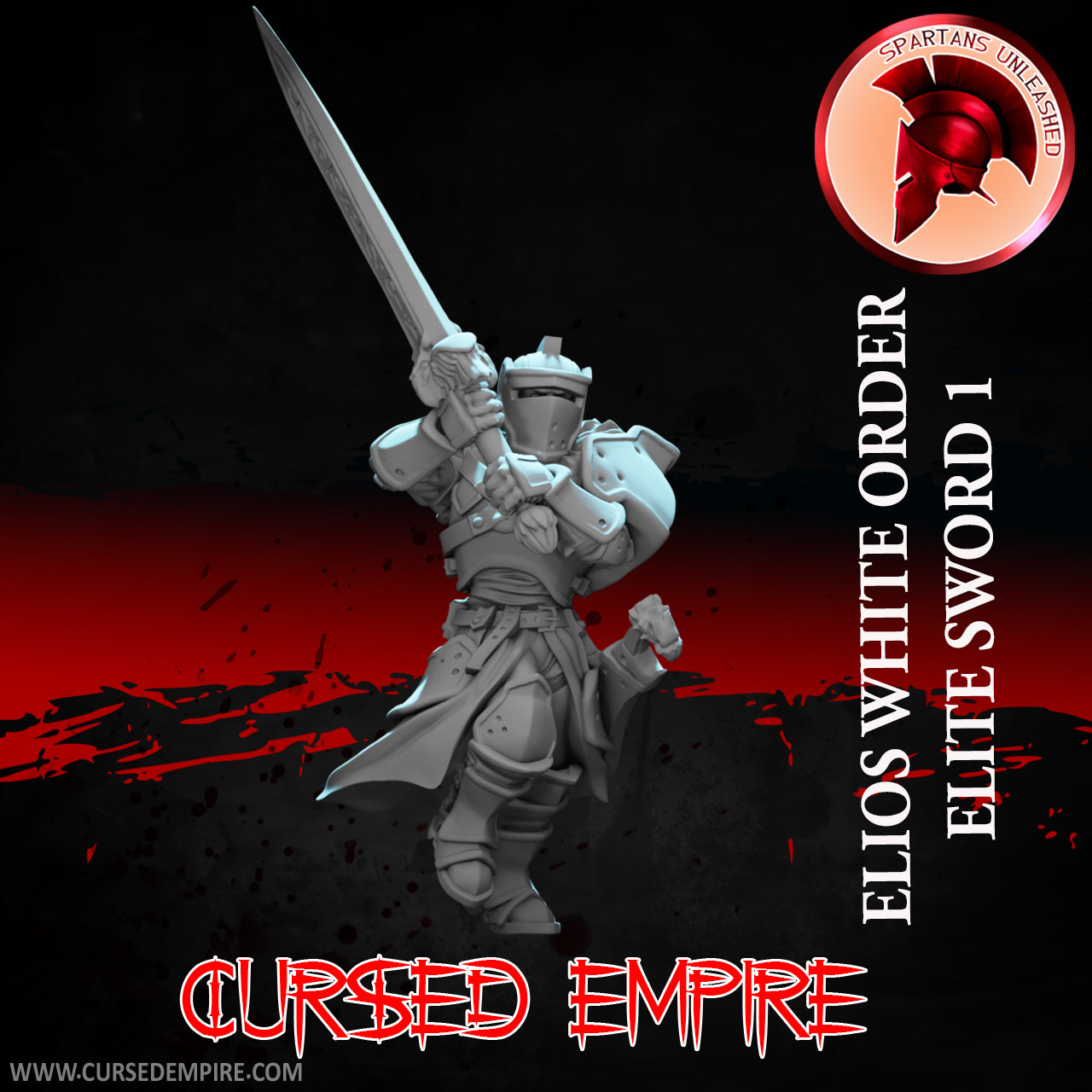 White Order Elite Sword Set 1 - Miniatures - Set of 9