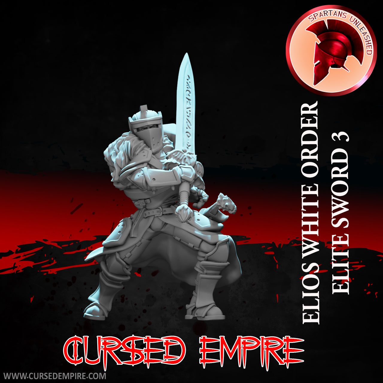 White Order Elite Sword Set 1 - Miniatures - Set of 9