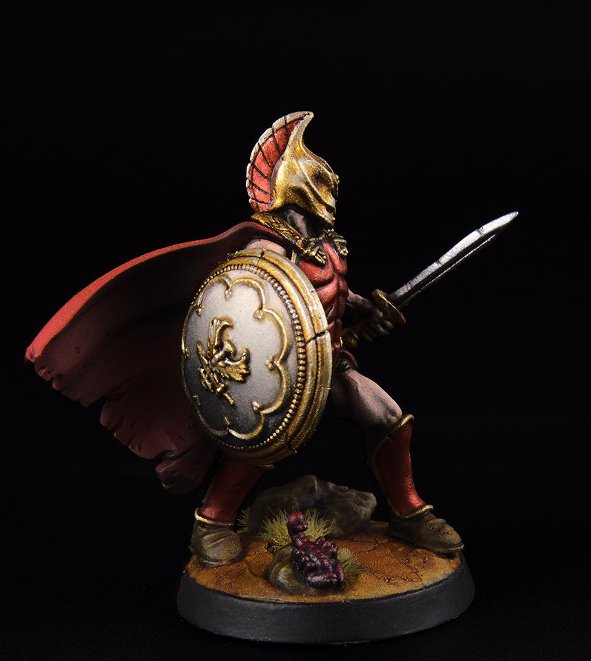 RPG/Tabletop Gaming Miniature - Crimson Knight - Krisoss Of Condar - Unpainted