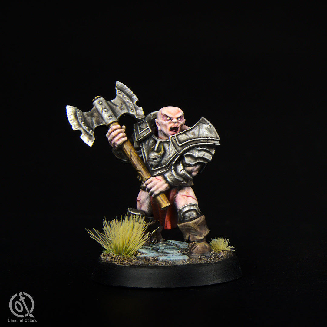 RPG/Tabletop Gaming Miniature - Darvanne Warrior Varateg-Kar - Unpainted