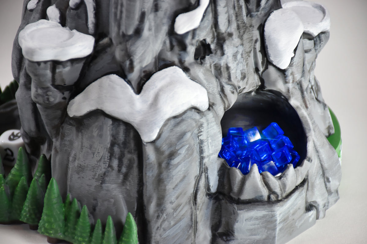 Ascendia Mountain Dice Tower & Miniatures Display Piece