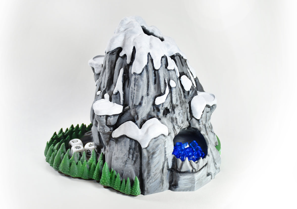 Ascendia Mountain Dice Tower & Miniatures Display Piece