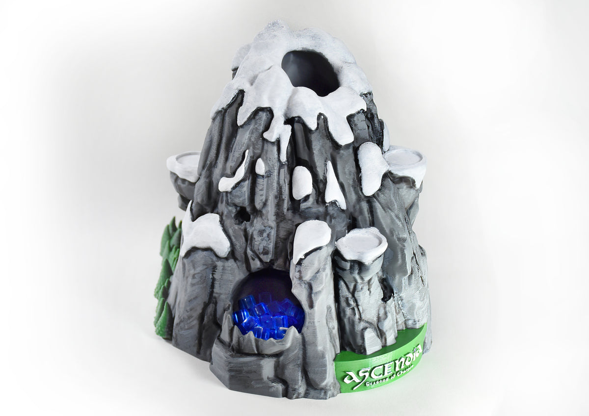 Ascendia Mountain Dice Tower & Miniatures Display Piece