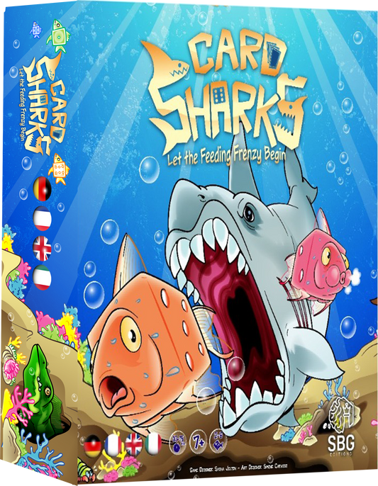 Card Sharks - with English, French, German and Italian rules