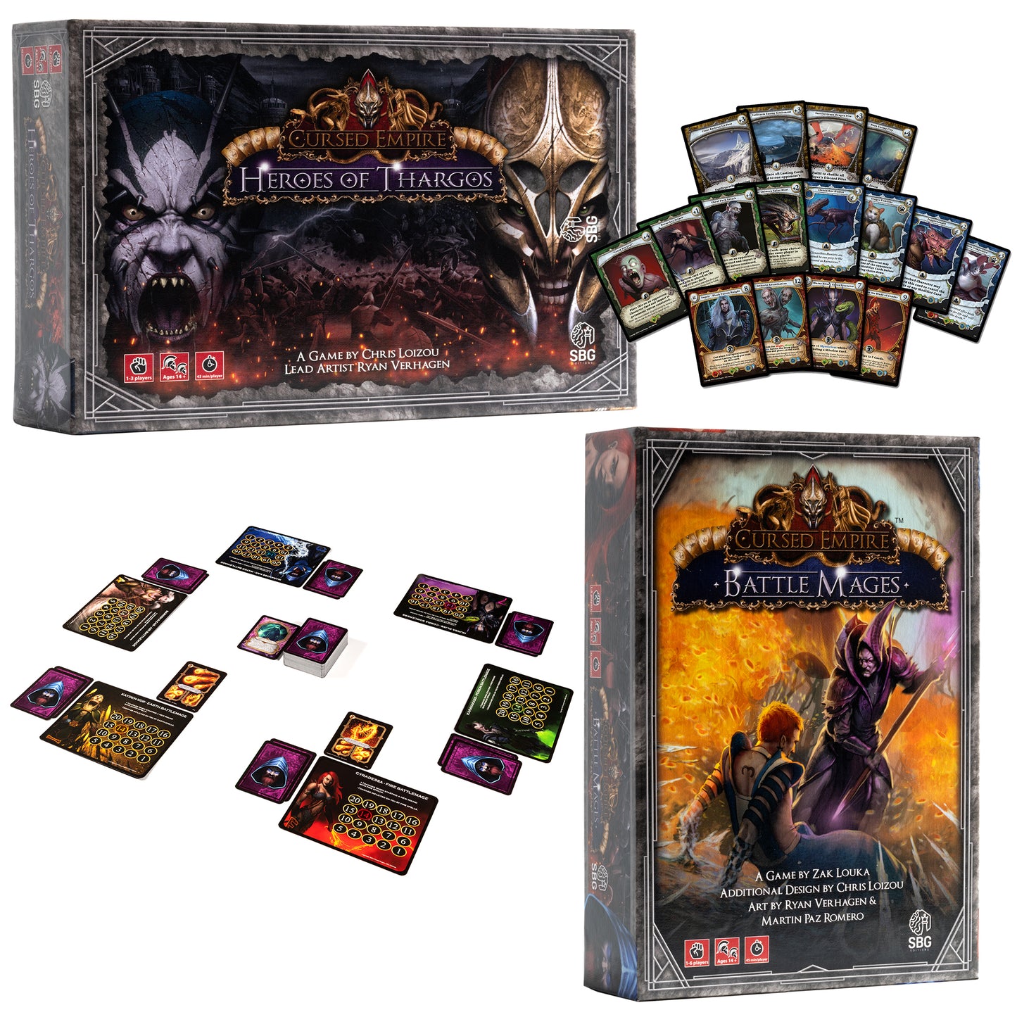 Cursed Empire Heroes of Thargos US stock Bundle