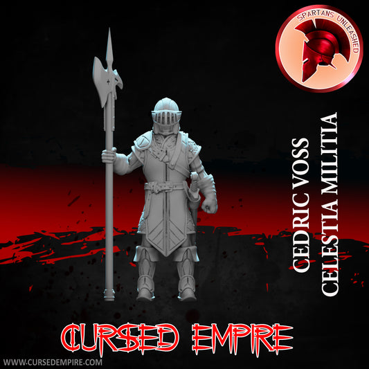 Miniature de jeu RPG/Tabletop - Celestia Militia - Cédric Voss - Non peint