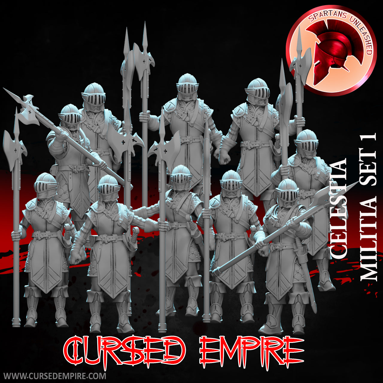 Celestia Militia Set 1 - Miniatures - Lot de 10