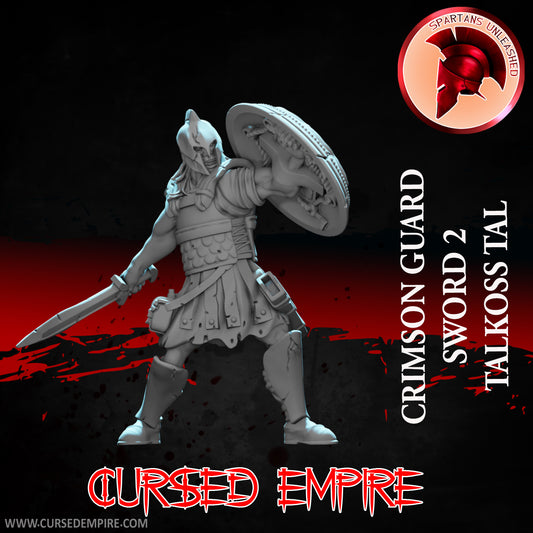 Miniature de jeu RPG/table - Crimson Guard Sword 2 - Talkoss Tal - Non peint