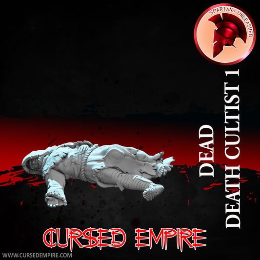 RPG/Tabletop Gaming Miniature - Dead Death Cultist 1 - Unpainted
