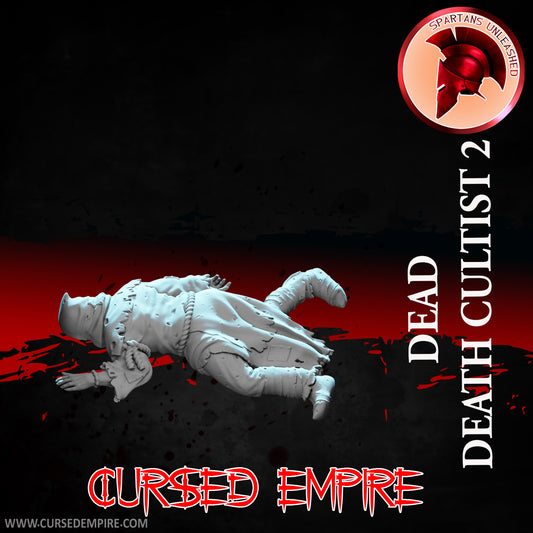 RPG/Tabletop Gaming Miniature - Dead Death Cultist 2 - Unpainted