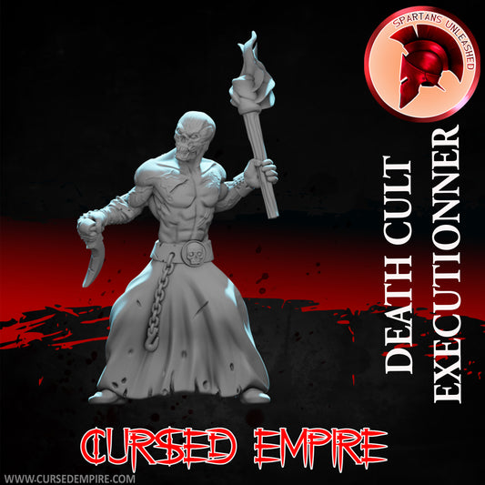 RPG/Tabletop Gaming Miniature - Death Cult Executioner - Unpainted