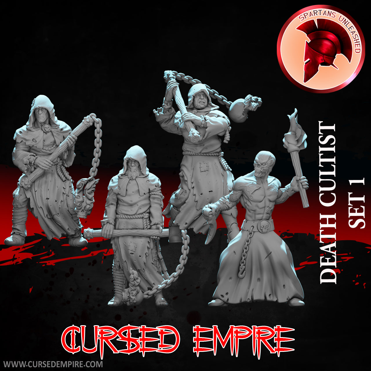 Cultistes de la mort Set 1 - Miniatures - Lot de 4