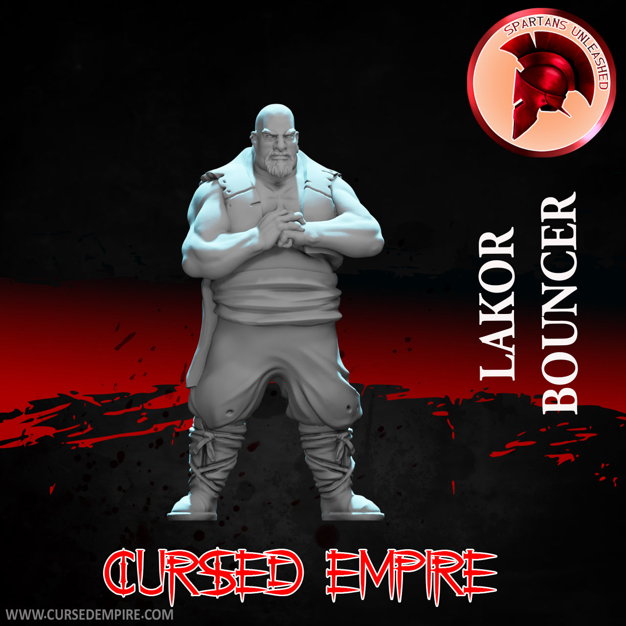 RPG/Tabletop Gaming Miniature - Bouncer Lakor - Unpainted