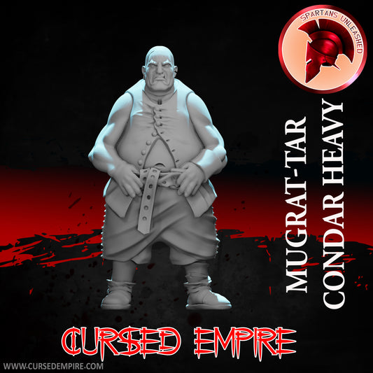 RPG/Tabletop Gaming Miniature - Condar Heavy Mugrat-Tar - Unpainted