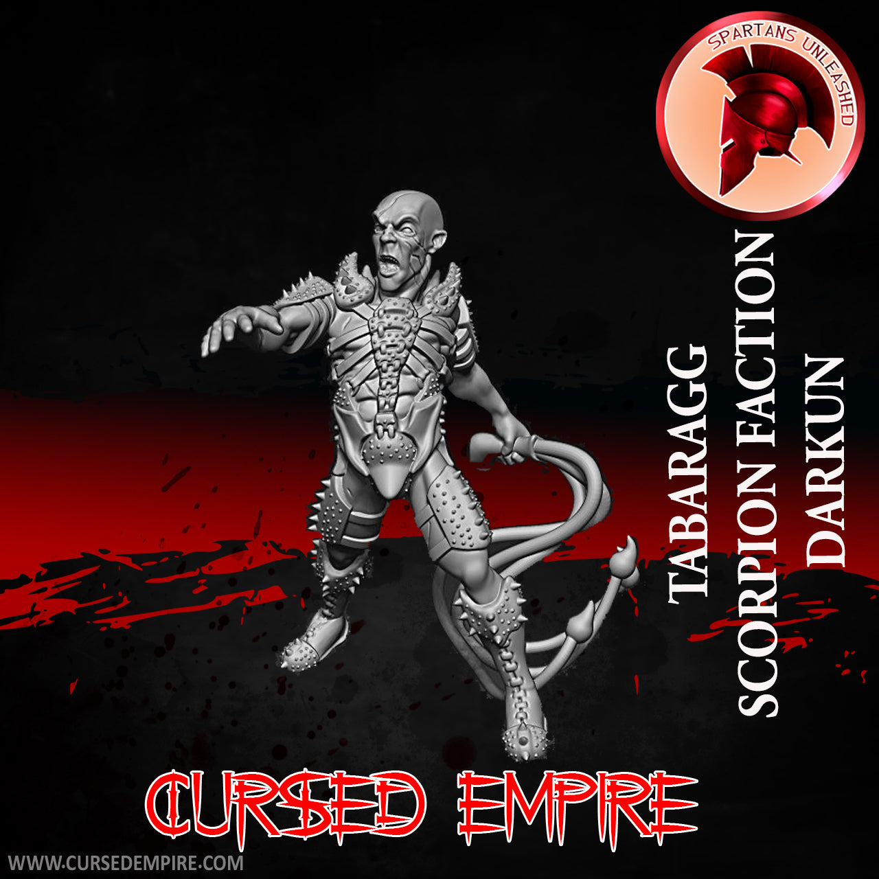 Miniature de jeu RPG/table - Tabaragg - Scorpion Faction Darkun - Non peint