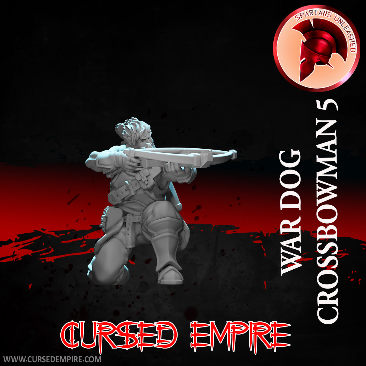 RPG/Tabletop Gaming Miniature - War Dog Crossbowman 5 - Unpainted