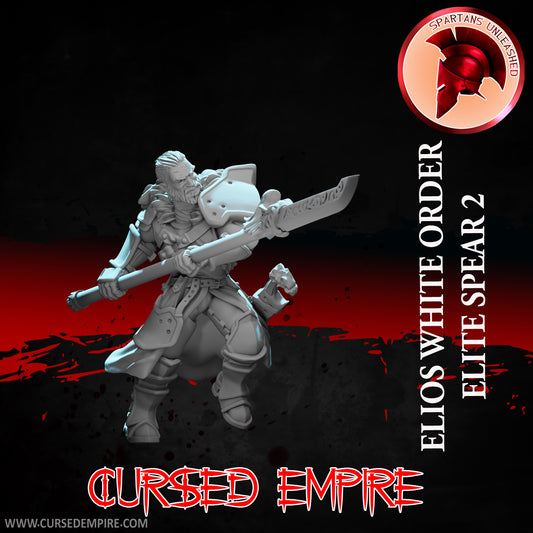 RPG/Tabletop Gaming Miniature - White Order Elios Elite 2 - Unpainted