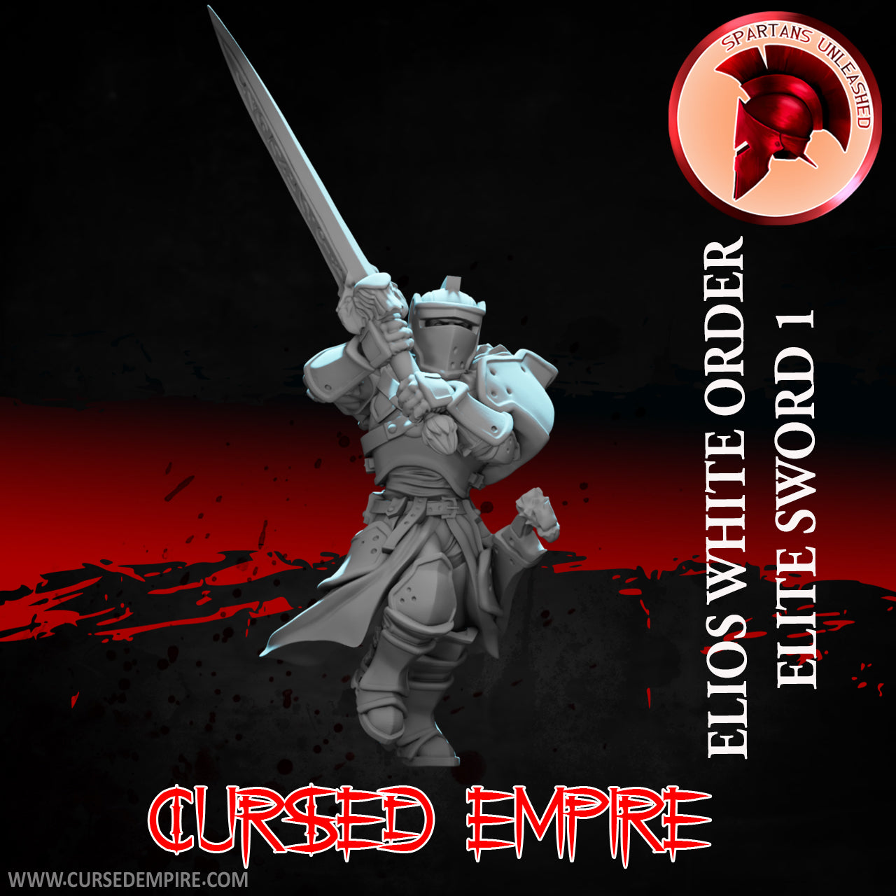 White Order Elite Sword Set 1 - Miniatures - Ensemble de 9