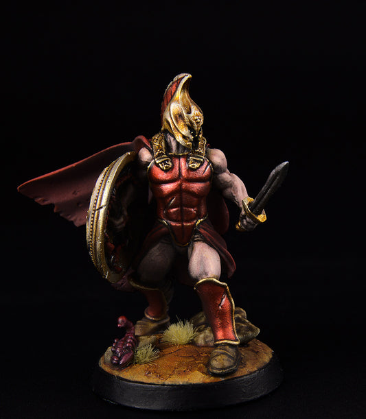 RPG/Tabletop Gaming Miniature - Crimson Knight - Krisoss Of Condar - Unpainted